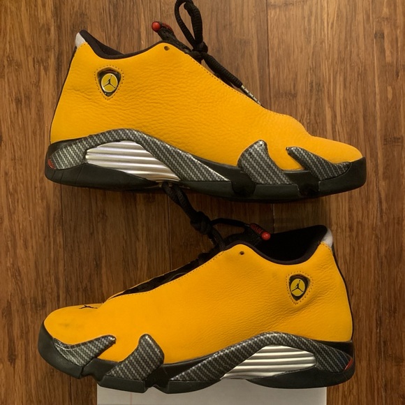 yellow jordan 14 grade school